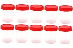 SANFLY Conteneur Stérile 10pcs Collection D'urine D'hôpital Bouteille D'échantillon 60ml Bouteille D'échantillon