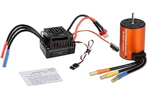 GOOLRC-1 Motore brushless con 60A ESC Combo Set per 1/10 RC Auto Camion Upgrade Impermeabile 3650