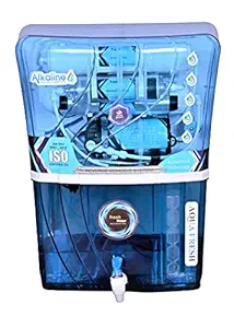 Water Solution Aquafresh ALFA Aura line 12 L RO+UV+UF+TDS+Mineral Electrical Ground Water Purifier(White+Blue)