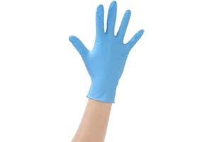 K-MART BLUE Vinyl Powder Free powder free Glove & Disposable in Large Size(Color-Blue)- Pack of 100