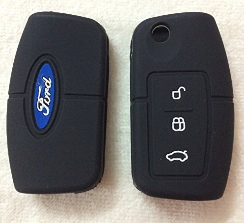 3-button Car Remote Black Silicone Key Case Shell Cover For Ford Ecosport (Not for push button start) RS.109 (73.00% Off) - Amazon