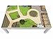 Produktbild Bauernhof / Reiterhof Möbelfolie / Aufkleber - LCG01 - passgenau für den LACK Couchtisch (118 x 78 cm) von IKEA - In wenigen Minuten zum einzigartigen Spieltisch für Kinder! (Möbel nicht inklusive)