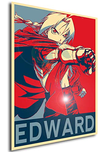 Instabuy Poster Fullmetal Alchemist Propaganda Edward - A3 (42x30 cm)
