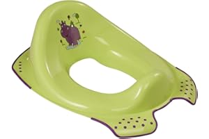 PRIMA BABY keeeper Hippo Kinder-Toilettensitz, Ab ca. 18 Monate bis ca. 4 Jahre, Anti-Rutsch-Funktion, Ewa, Grün