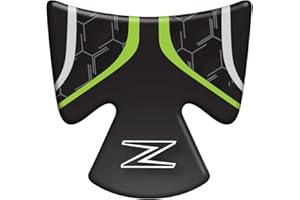 MOTORCYCLE Protección resinada zona, compartimento para llave de encendido adhesivo efecto 3D, compatible con Kawasaki Z900 v2 (verde)