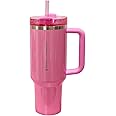 Xincong Barbie pink, 40oz Quencher H2.0 limited co-branded, FlowState Stainless Steel Vacuum Insulated Tumbler with Lid and Straw for Water, Iced Tea or Coffee, Smoothie and More