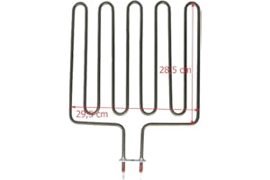 Marel Shop® - Resistenza per Sauna Compatibile con Harvia ZSK732 Alta qualità 1750 W 240 V Lunghezza 28,5 cm Larghezza 29,5 cm Distanza Faston 40 mm