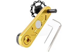SANON Tendicatena per bici a velocità singola, Regolatore di velocità singola per bici in lega di alluminio per guida catena per bicicletta Tenditore Mountaine Bike Accessori per ciclismo