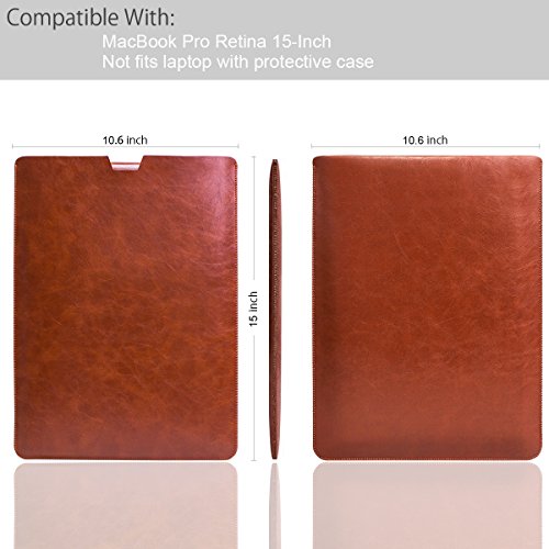 WALNEW Schlanke MacBook Pro Retina 15 4 Zoll A1398  H  lle  MacBook Schutzh  lle  H  lle  Case  Cover  MacBook Pro Retina 15 4 Zoll H  lle mit Handgri