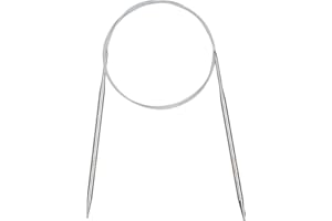Coopay Rundstricknadeln 100 cm, 5,0 mm Stricknadeln Rundstricknadel Edelstahl Rundstricknadeln mit Flexibel Kabel, Robust Rund Stricknadeln für Decken Stricken & Große Projekte