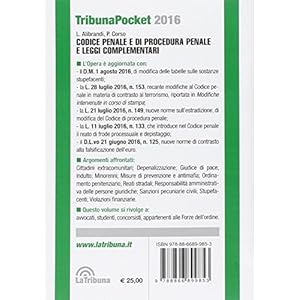 Codice penale e di procedura penale e leggi complementari