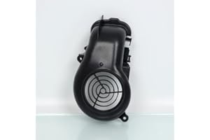 one by Camamoto Kunststoffdeckel Minarelli schwarz kompatibel mit Yamaha/MBK (horizontaler Motor)