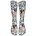Produktbild Caigongsi Bearded Collies and Paw Prints Upgraded Knee High Graduated Compression Socks for Women and Men Medical,Nursing,Travel & Flight Socks - Running & Fitness.