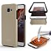 Produktbild Urcover® Samsung Galaxy J5 (2015) Handy-Hülle RUNDUM-SCHUTZ Ultra Slim 360 Grad [NEUE VERSION] Gold Full Body Touch Case Schale Handy-Tasche Crystal Clear Smartphone Zubehör Cover [ unbreakable Case bekannt aus Galileo ]