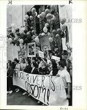 Vintage Photos 1987 Press Photo hotte River High School étudiants Protest au capitole de l'état de