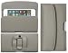 Produktbild Gadget Giant® Samsung Galaxy Grand Prime Gürteltasche Horizontal Handy Holster mit magnetischem Verschluss aus PU-Leder Schützhülle Cover mit sicherem Gürtelclip (Grey)