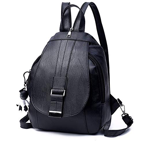 Bolsos Bandolera Mujer Casual Cuadrado de Cadena de Lana Color Sólido Bolsa Diagonal Zipper Casual de Viaje Bolso Hombro de Pecho Hebilla Simple de Moda para Trabajo y Diario Bolso de Mano (Negro)