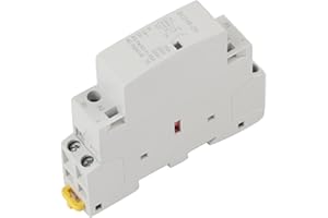 NAROOTE Schütz 230V, AC-Schütz für den Haushalt Hutschiene Relais 230v, Stromstoßrelais 230V Installationsschütz 7 A (Ac-7B) Langlebiges AC-Schütz mit 1 Schließer, 1 Öffner,2P 20 A