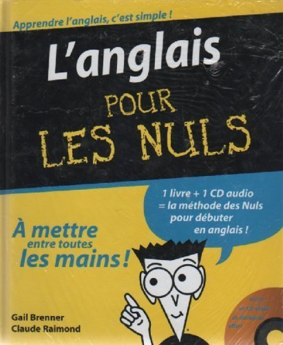 couverture de : L'anglais pour les nuls