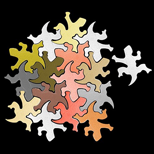 @tec Betonform Schalungsform Gießform Plastikformen für Beton, Trittsteinplatte, Bodenplatten, Trittsteine, Gartenplatten, Betonplatten, Pflasterform Salamander 39x33x5 cm - 8