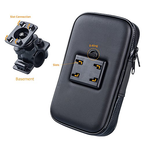 Supporto Bici Impermeabile Custodia Borsa 360 Rotazione per Smartphone GPS Lettore MP4 Fino a 5,5