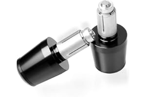 QJY-MOTOR PART-STORE 2pcs Moto Embout De Guidon pour GSF 250 600 600S 650 650S 650N 1200 1250 Bandit 650S-Noir