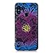 Produktbild Chreey Hülle für Xiaomi Mi A2 Lite (Redmi 6 Pro), Anti-kratzt Schwarz 3D Drucken Muster Handyhülle Weiche Silikon TPU Rückseiteülle Bumper Schutzhülle, Spitze Blume