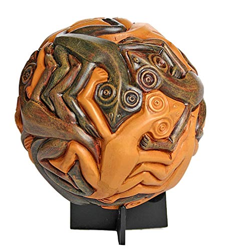 Preisvergleich Produktbild Escher Lizards Geckos Sphere Tessellation Paperweight