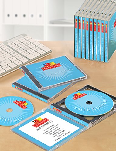 Avery C32250-25 - Etiquetas para CD  151 x 118 mm  A4  25 unidades   color blanco