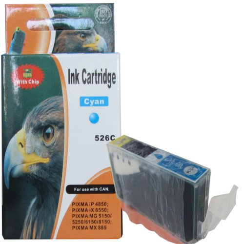 Canon CLI-526C Druckerpatrone - mit CHIP blau 10,5ml kompatibel