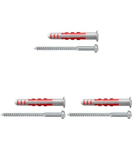 Plattendübel M. Schraube PD 10 SK (Inhalt: 5 Dübel & 5 Schrauben) 1