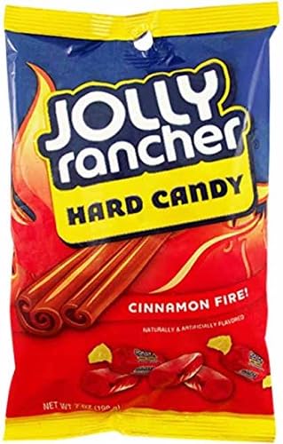 Jolly Ranchers Cinnamon Fire! Drops and Sweets 198 g (Pack of 12)