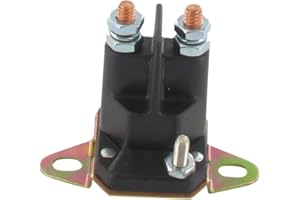GREENSTAR - Relais De Démarreur - Pièce De Remplacement Adaptable Pour Modèles AMF, Ariends, Bolens, MTD, Noma, Wheel Horse - Branchement 3 Bornes De Ø 6,3mm