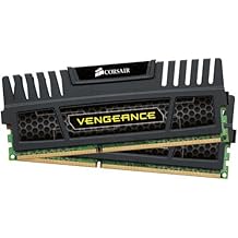 Corsair Vengeance - Módulo de memoria XMP de alto rendimiento de 8 GB (4 x 2 GB, DDR3, 1600 MHz, CL9), negro (CMZ8GX3M4X1600C9)