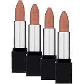 Note Cosmetics Mattever Lipstick 03 Ethereal Yarı Mat Saten Bitişli Ruj, A&ccedil;ık Nude (4 paketi)