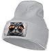 Produktbild Unisex Cat Glasses Total Solar Eclipse Winter Knit Beanie Hat Skull Cap