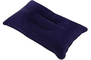 VGEBY Oreiller d'air de Sommeil, Coussin portatif d'air d'oreiller d'inflation de PVC épaississant pour Les activités extérieures campant voyageant Coussin de Camping, lit