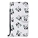 Produktbild iPhone X Hülle, Chreey Schöne Persönlichkeit PU Leder Schutzhülle mit Bunte Muste Flip Case Handyhülle mit Standfunktion Kartenfächer Brieftasche Hülle [Panda]