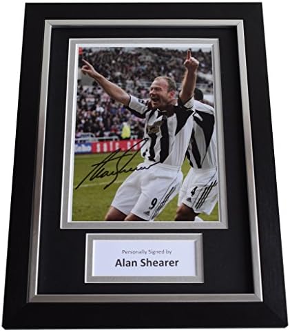 Sportagraphs Alan Shearer Signed A4 FRAMED Autograph Photo Display Newcastle Football COA PERFECT GIFT