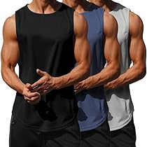 Body Uomo Sportivo Senza Maniche - Adatto Per Wrestling, Sollevamento Pesi, Gym - Ultra Leggero