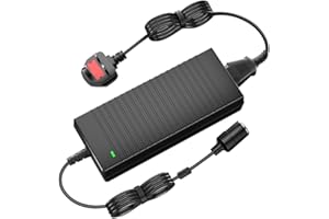 MRTOYIRQ Mains Voltage to 12V Converter-AC 240V to DC 12V Transformer with Female Inline Socket Connector Suitable for Cool Boxes Tyre Inflators Vacuum Cleaners and Other Portable Equipment Durable Power Lead.