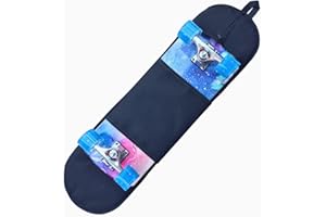 MOVKZACV Sac à dos pliable pour skateboard - Sac de transport pour longboard - Sac à dos de transport - Sac à bandoulière pour le voyage