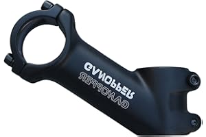 GANOPPER Manubrio per bicicletta, 31,8 mm, 35D, 70 mm, 80 mm, 90 mm, 110 mm, con manubrio Shim 25,4 per bicicletta, bici da strada, MTB, BMX