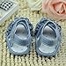 DEHANG Baby Girls Toddler Jean Sandal Shoes Little Kid Indoor Shoes Blue 9-12 Month
