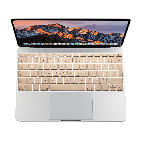 i-Buy 3in1 Kit Hard Shell Case + Keyboard Cover + Screen Protector for Apple Macbook 12 inch with Retina Display (Model A1534) – Gold - 5