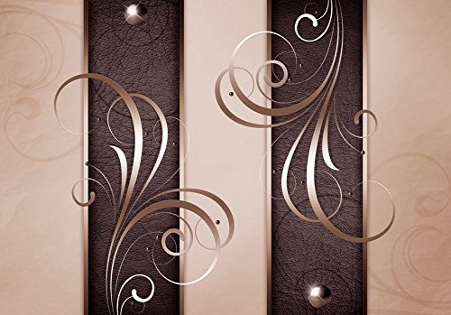 FOTOTAPETE 350×245 cm – VLIES TAPETE PREMIUM – PROFI QUALITÄT – 3 Farben zur Auswahl – Top moderne Wanddeko – Wandbilder XXL – Riesen Wandbild – Top Design Tapete – Neue exklusive Edition mit noch besser Druckauflösung – Deutsches Premium Vlies – Abstrakt Ornament a-A-0087-a-c - 3