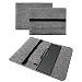 Produktbild UC-Express Sleeve Schutz Hülle Medion Akoya E6246 Tasche Filz Notebook Cover Laptop Case, Farbe:Grau