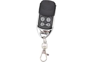 FAFEICY Ouvre-porte de Garage Télécommande avec Porte-clés Programmable 4 Boutons Configuration Facile 433.42MHz pour Telis 1 RTS