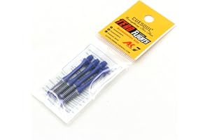 CUESOUL TERO AK7 Flechas de Dardos Telescopio de Resorte Incorporado para Flechas de Punta de Acero y Flechas de Punta Suave, Juego de 4 Piezas