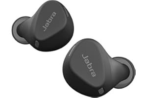 Jabra Elite 3 écouteurs Bluetooth sans Fil Active True pour Les Sports avec réduction Active du Bruit (ANC), 4 Microphones intégrés pour Les appels clairs, Petite Coupe Ergonomique - Noir